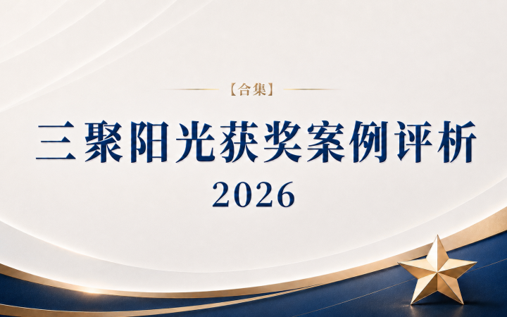 【合集】三聚阳光获奖案例评析（2026）